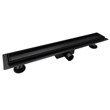 80cm Noir Acier Inoxydable Sol