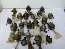 lot de bobeches de lampe a pétrole. bruleurs
