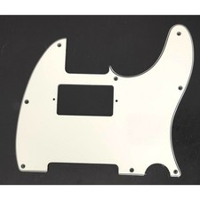 Pickguard Parchment 3 ply 8 trous pour Telecaster avec Humbucker