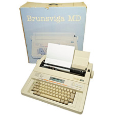 Machine à Écrire Électronique Brunsviga MD – En boîte AZERTY LCD Mémoire Vintage
