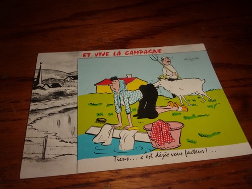 Carte postale humoristique - carte,