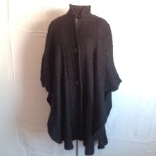 CRÉATION ET M.COLLET _ MANTEAU CAPE EN LAINE _ ( VF01/29/5-20B )