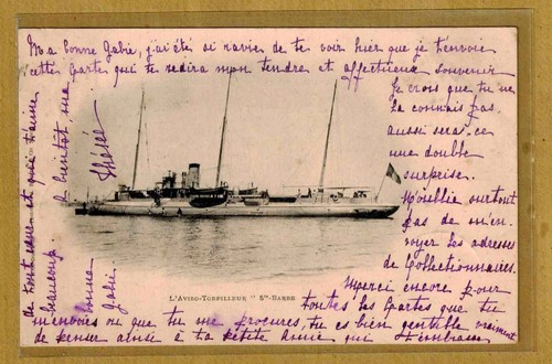 Cpa bateau marine - , l'aviso