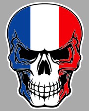 TETE DE MORT FRANCAISE STICKER