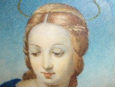 GREAT ANTIQUE 19THC MADONNA