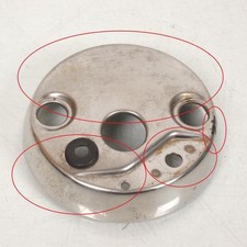 Cuvelage arrière chromé