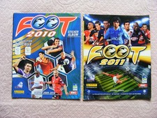 ALBUMS PANINI FOOT 2010 et 2011