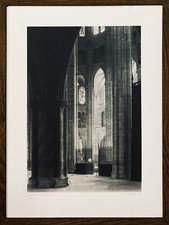 PIERRE BROCHET (1922-2016) Cathédrale de Bourges, 1996 (tirage charbon signé)