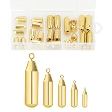 Ensemble de poids plombs longs en cuivre coulée 25 pièces pendentif pour kit d