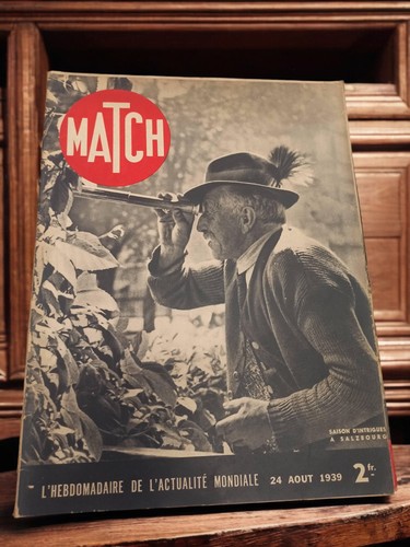 Vintage paris match 1940 - vintage,