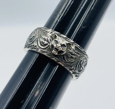 Bague Ornate En Argent