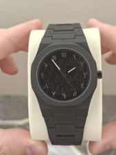 Montre Noire Homme/Femme - Chiffres Arabes - Élégante et Moderne