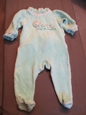  pyjama éponge velours Bébé