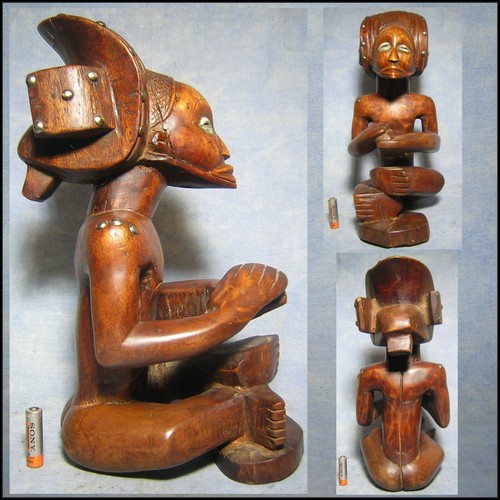 Statue chokwe angola - statue,