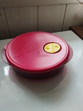 tupperware assiette  microwave rouge  a soupape pour micro onde a compartiment