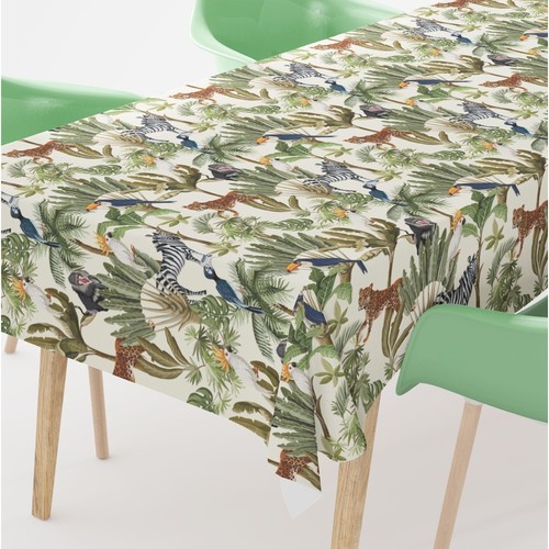 Nappe coton jungle - en,