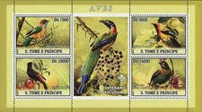 Birds Stamp Tangara Passe Ver