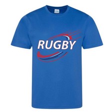 Maillot de Rugby enfant bleu