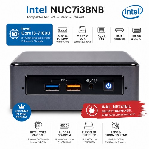 Intel nuc7i3bnb mini - mini, pc