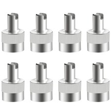 8 Pièces Capuchon de Valve Auto Antivol Bouchons ​de Valve Bouchon Pneu Voitu...