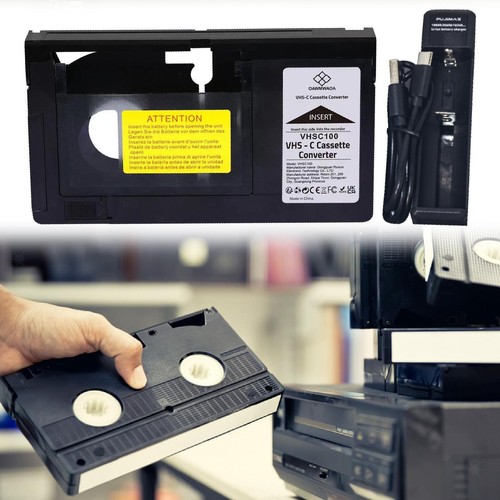 Adaptateur cassette vhs c - de,