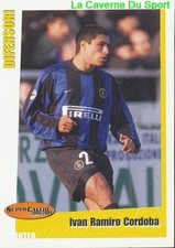 106 IVAN RAMIRO CORDOBA COLOMBIA INTER STICKER SUPER CALCIO 2001 PANINI