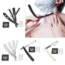 Rasoir à lame droite en acier