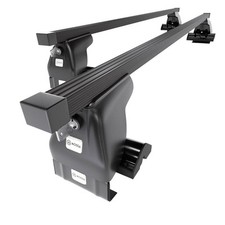 Barres de toit en acier pour VW Volkswagen Touran 5p (2003-2009) O noir