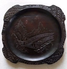 Vide Poche Japon Signé Bois