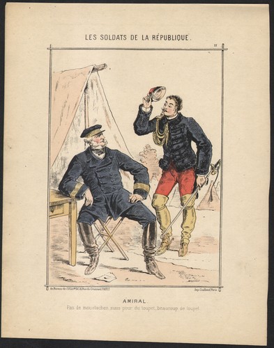 1871 gravure aquarellée - 1871,