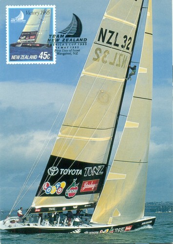 New zealand 1995 maxi card - zealand,
