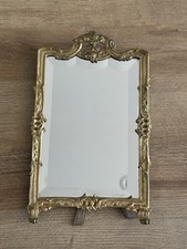 Ancien Petit Miroir en bronze
