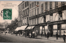 CPA 76 - LE HAVRE - HOTEL D'ANGLETERRE  RUE DE PARIS PRES  L'HOTEL DE VILLE