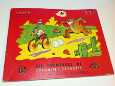 SYLVAIN ET SYLVETTE  FLEURETTE QUATRE MECHANT COMPERES  n°16a 1960