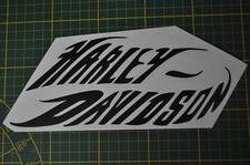 STICKERS HARLEY DAVIDSON noir autocollant sticker  tuning moto BIKERS 8,5x20,5cm