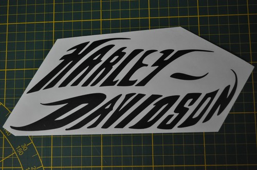 Stickers harley davidson noir - stickers,