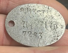 MILITARIA PLAQUE IDENTITE 8