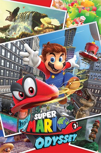 Super mario odyssey affiche - super,