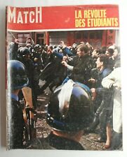 N182 Magazine Paris-Match N°997 18 mai   1968 la révolte des étudiants, manifest