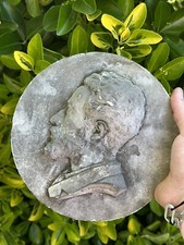 Médaillon & Platre & Tête &