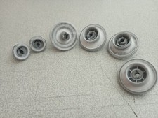 Lot Roulettes Patins Panier Inférieur Plastic Lave-vaisselle Rosières RLF513E-47