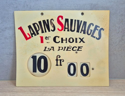 Rare étiquette boucherie - rare, de