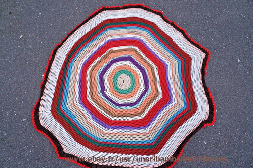 Très grand plaid rond 140 - grand,