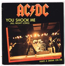 ACDC       You shook me          7'  SP 45 tours