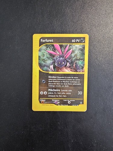 Carte pokémon farfuret - carte,