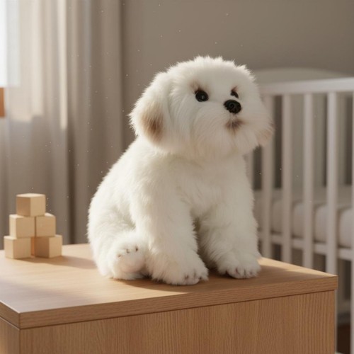 Peluche bichon maltais - de,