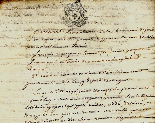 1791 jard sur mer - fief, la