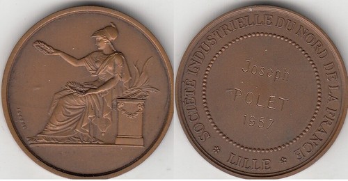 Médaille bronze société - médaille,