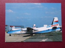 CARTE POSTALE AVIATION POST CARD FOKKER 27 AIR INTER F-BPNJ ORLY PI 534