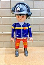 PLAYMOBIL Personnage Policier Gendarme Pompier 58A - pour CUSTOM RARE VINTAGE